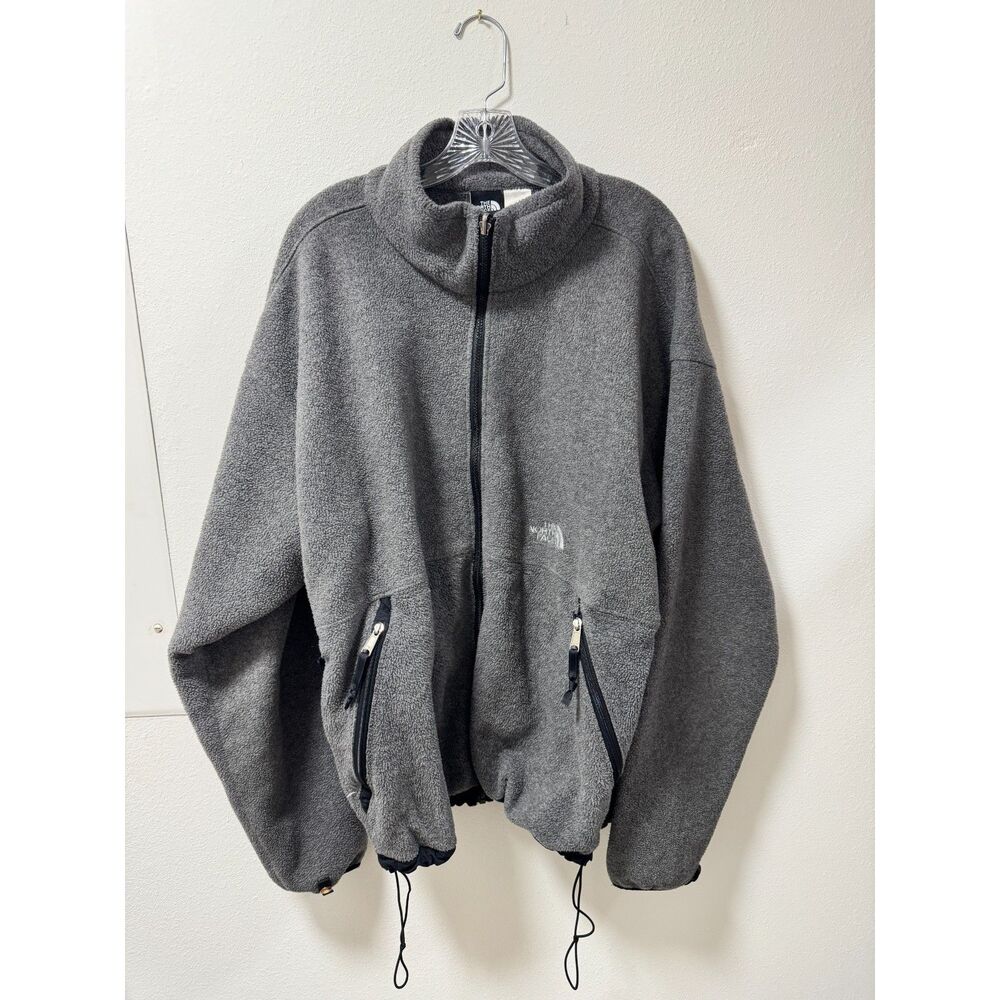 THE NORTH FACE Men's Fleece Sherpa Full Zip Jacket Size XXL Gray